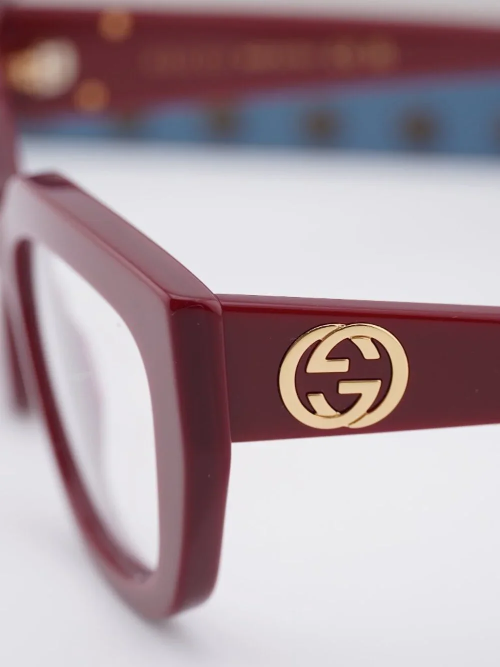 Gucci GG1847O 003 Cat Eye Eyeglasses 53mm - Bordeaux